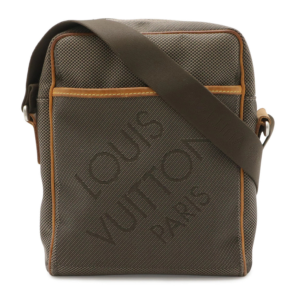LOUIS VUITTON Damier Geant Citadin Crossbody Bag Canvas Tail Khaki Green